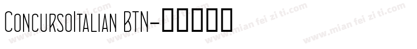 ConcursoItalian BTN字体转换